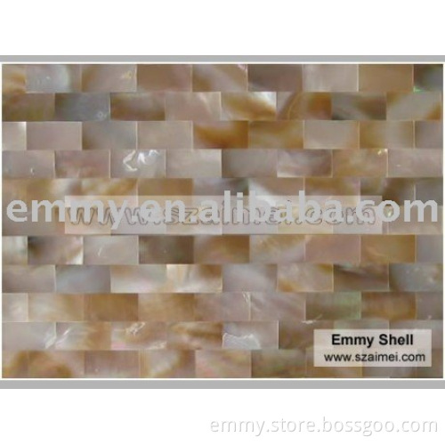 Brownlip sea shell MOP mosaic wall tiles
